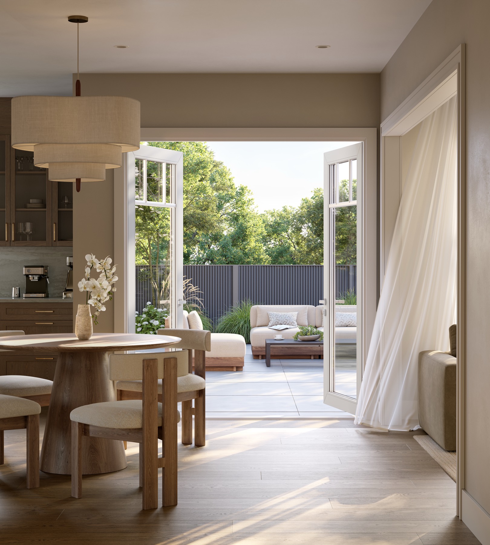 Breakfast area rendering