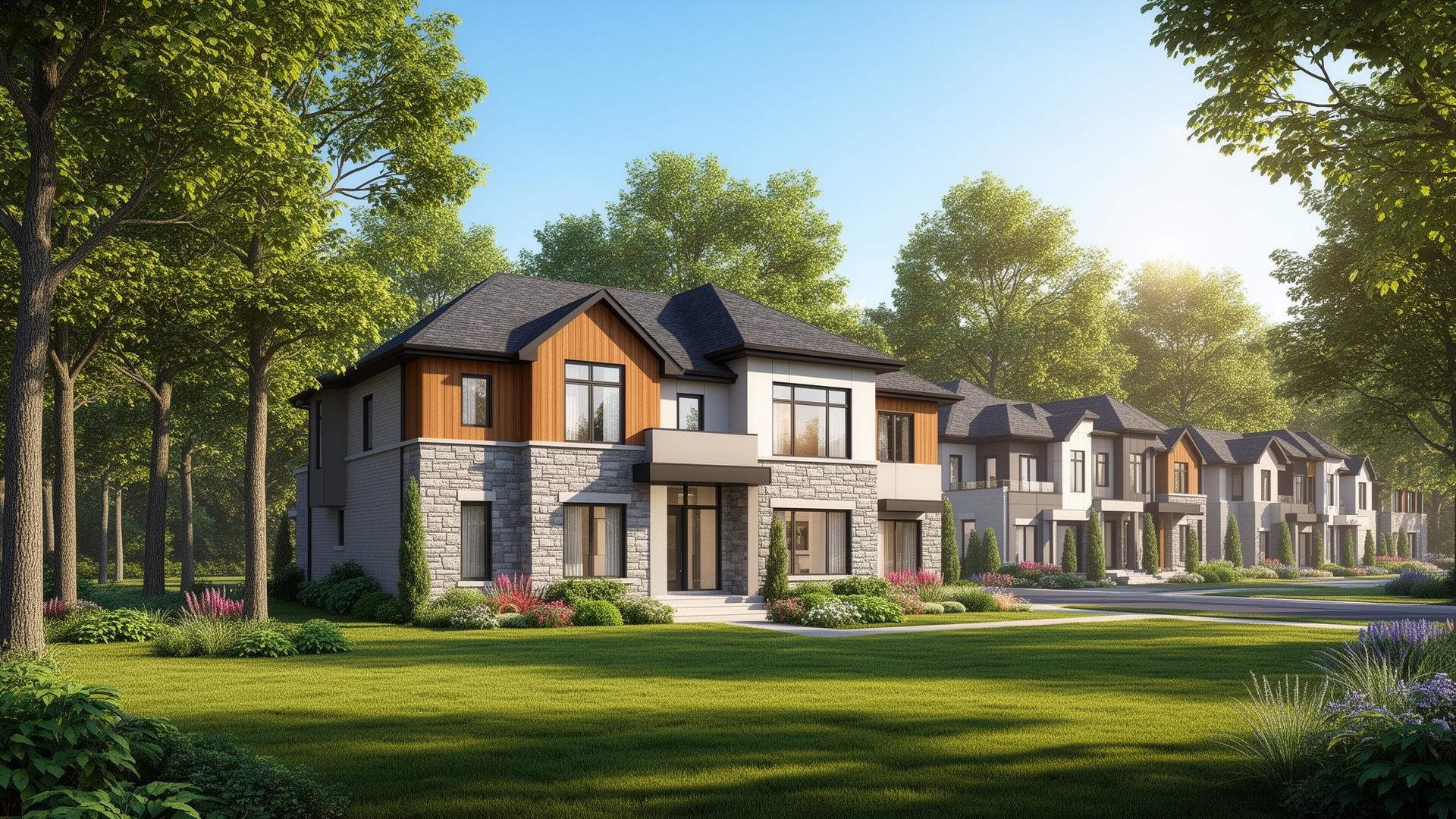 Orchard Park homes rendering