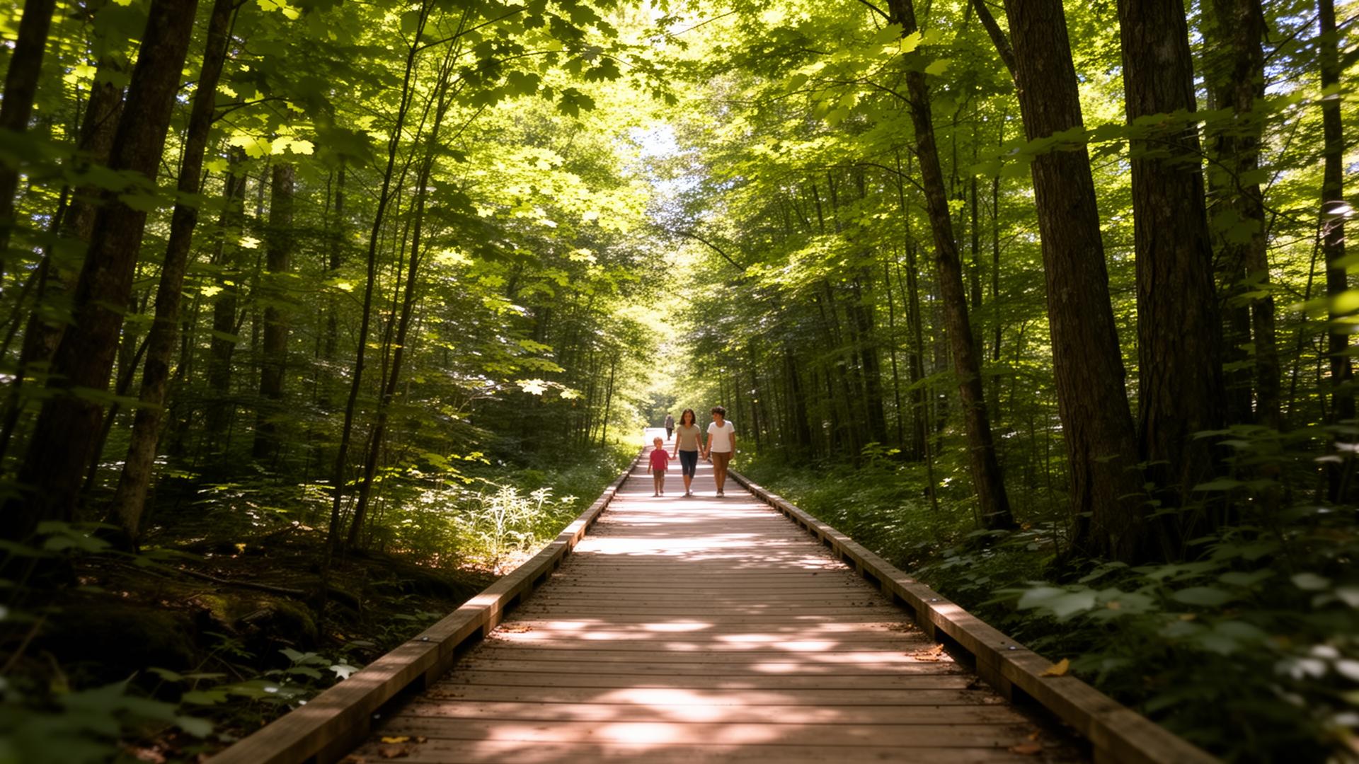 Nature trails near Orchard Park, Caledon
